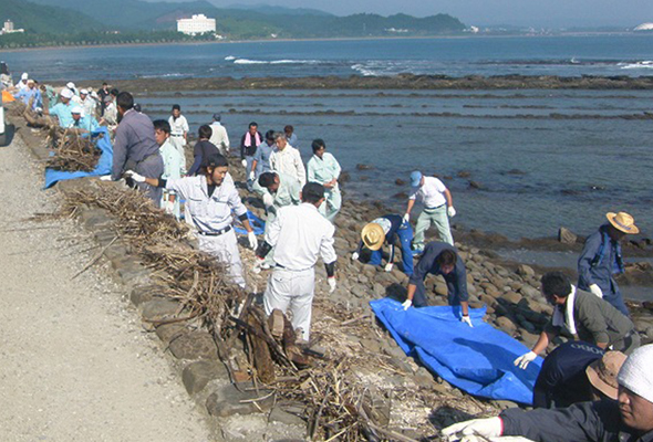 青島美化奉仕作業